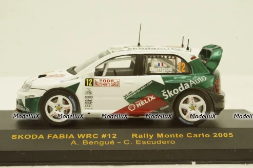 Skoda Fabia WRC #12 Rally Monte Carlo 2005, RAM172, IXO 1:43