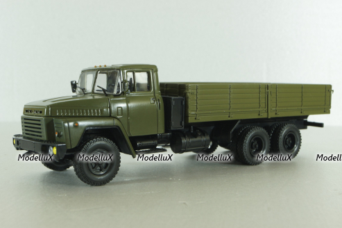 Краз-250 бортовой, хаки,  Легендарные грузовики СССР №63