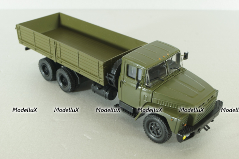 Краз-250 бортовой, хаки,  Легендарные грузовики СССР №63