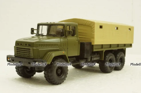 Краз-6322 бортовой с тентом, Легендарные Грузовики СССР №22, 1:43