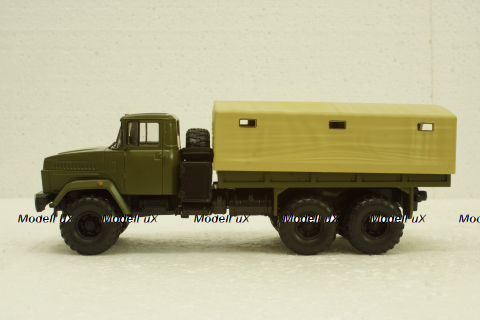 Краз-6322 бортовой с тентом, Легендарные Грузовики СССР №22, 1:43