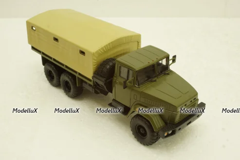 Краз-6322 бортовой с тентом, Легендарные Грузовики СССР №22, 1:43