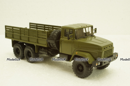 Краз-6322 бортовой с тентом, Легендарные Грузовики СССР №22, 1:43