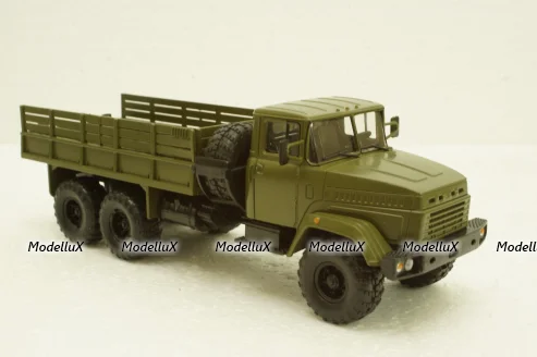 Краз-6322 бортовой с тентом, Легендарные Грузовики СССР №22, 1:43