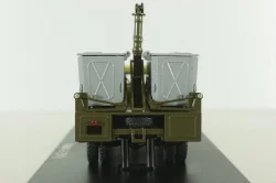 КММ-2 контейнерный мусоровоз на шасси ГАЗ-51Д 1958, желт/корич/хаки SSM1583, SSM 1:43
