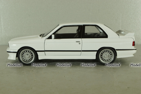 BMW M3 (E30) white, 24982W, CHE ZHI 1:24