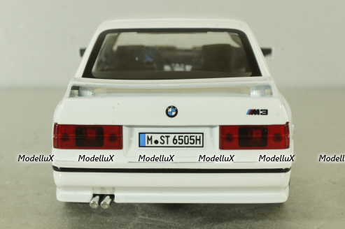 BMW M3 (E30) white, 24982W, CHE ZHI 1:24