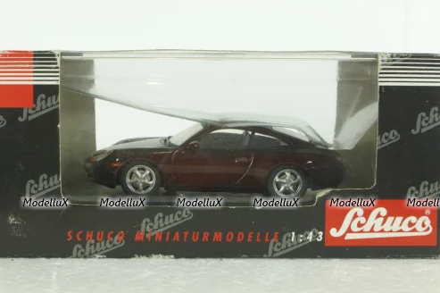 Porsche 996, dark red, 04343,  Schuco 1:43