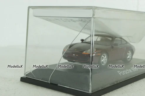 Porsche 996, dark red, 04343,  Schuco 1:43