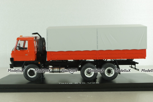 Tatra 815 V26 бортовой с тентом, red, SSM1539, SSM 1:43
