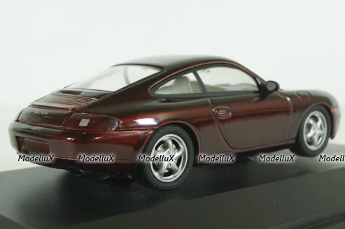 Porsche 996, dark red, 04343,  Schuco 1:43
