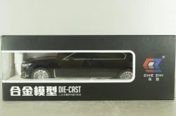 BMW 750Li (G12) 2019, black, 24482, CHE ZHI 1:24