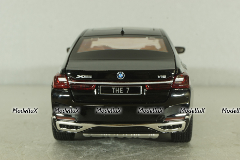 BMW 750Li (G12) 2019, black, 24482, CHE ZHI 1:24