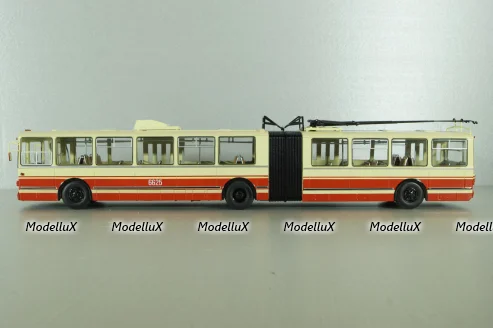 ЗИУ-10 троллейбус сочленённый 1978, бел/красн, SSM4052, SSM 1:43