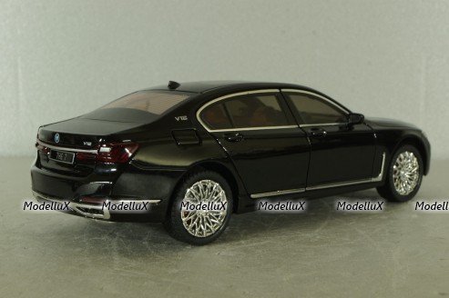 BMW 750Li (G12) 2019, black, 24482, CHE ZHI 1:24