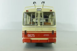 ЗИУ-10 троллейбус сочленённый 1978, бел/красн, SSM4052, SSM 1:43