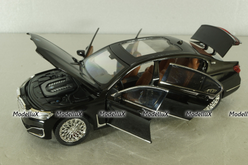BMW 750Li (G12) 2019, black, 24482, CHE ZHI 1:24