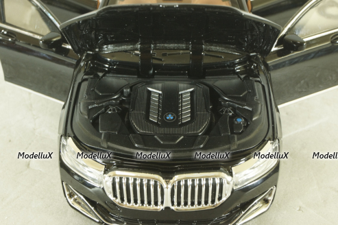 BMW 750Li (G12) 2019, black, 24482, CHE ZHI 1:24