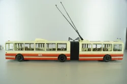 ЗИУ-10 троллейбус сочленённый 1978, бел/красн, SSM4052, SSM 1:43