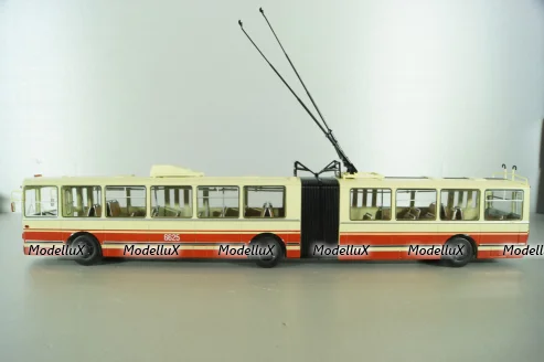 ЗИУ-10 троллейбус сочленённый 1978, бел/красн, SSM4052, SSM 1:43