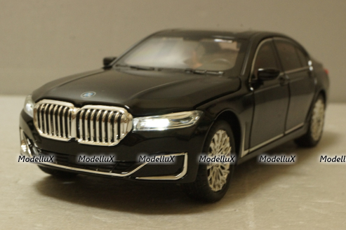 BMW 750Li (G12) 2019, black, 24482, CHE ZHI 1:24