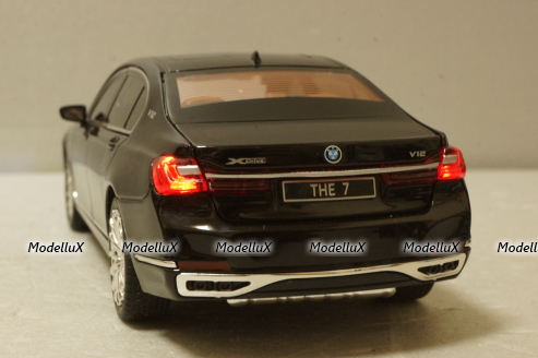 BMW 750Li (G12) 2019, black, 24482, CHE ZHI 1:24