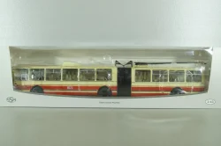 ЗИУ-10 троллейбус сочленённый 1978, бел/красн, SSM4052, SSM 1:43