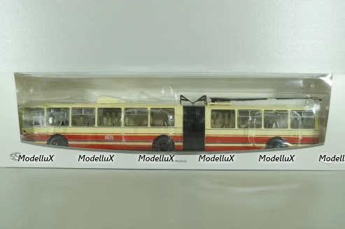 ЗИУ-10 троллейбус сочленённый 1978, бел/красн, SSM4052, SSM 1:43