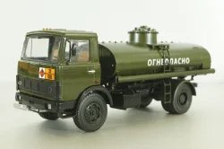 Маз-5337 АЦ-9 бензовоз 1987, хаки, Автоистория 1:43