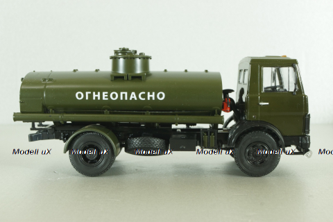 Маз-5337 АЦ-9 бензовоз 1987, хаки, Автоистория 1:43