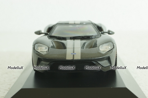 Ford GT 2017, grey with silver strips, American Cars №52, Altaya 1:43 