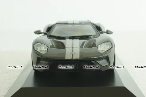 Ford GT 2017, grey with silver strips, American Cars №52, Altaya 1:43 