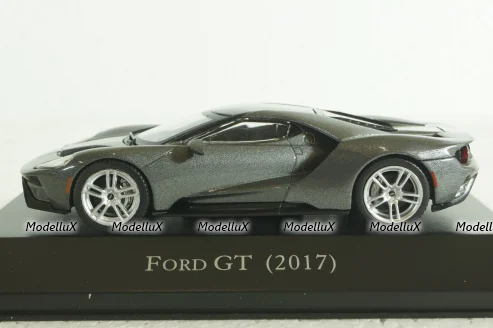 Ford GT 2017, grey with silver strips, American Cars №52, Altaya 1:43 