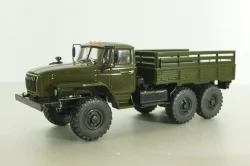 Урал-4320-31 бортовой с тентом, хаки, АвтоИстория 1:43