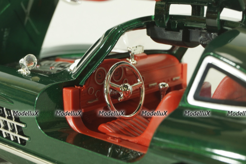 Mercedes 540K 1936, green, 24892, CHE ZHI 1:24