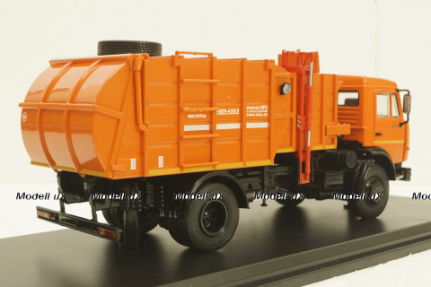Камаз-43253, МКМ-4503, оранжевый, SSM1273, SSM 1:43