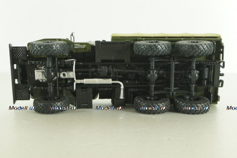 Урал-4320-31 бортовой с тентом, хаки, АвтоИстория 1:43