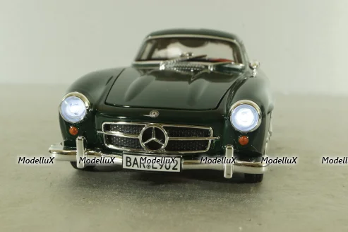 Mercedes 540K 1936, green, 24892, CHE ZHI 1:24