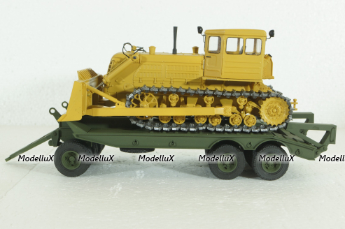Прицеп ЧМЗАП-5208, хаки, Modellux 1:43