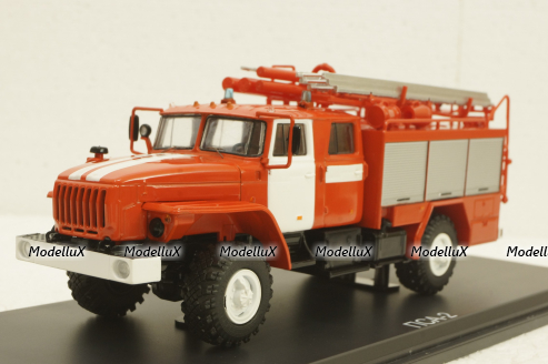 Урал-43206 ПСА-2, пожарная автоцистерна, SSM1235, SSM 1:43