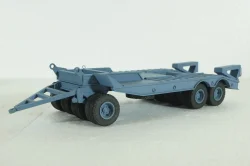 Прицеп ЧМЗАП-5208 , серо/голубой, Modellux 1:43