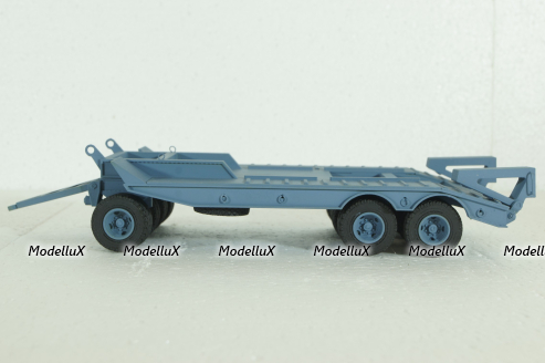 Прицеп ЧМЗАП-5208 , серо/голубой, Modellux 1:43