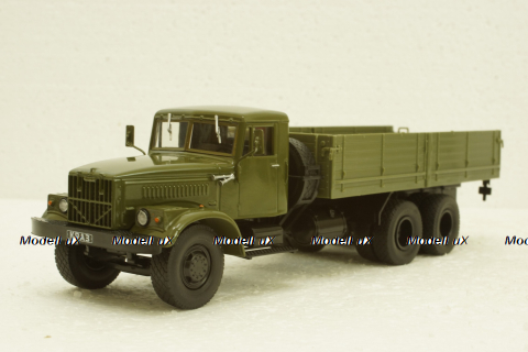Краз-257Б1, бортовой хаки Автолегенды СССР №30, Грузовики, 1:43
