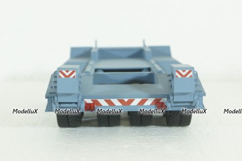 Прицеп ЧМЗАП-5208 , серо/голубой, Modellux 1:43