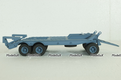 Прицеп ЧМЗАП-5208 , серо/голубой, Modellux 1:43