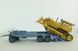 Прицеп ЧМЗАП-5208 , серо/голубой, Modellux 1:43