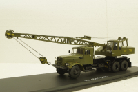 КРАЗ-257 КС-4561 Автокран, SSM1394, SSM 1:43