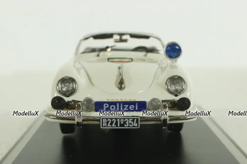 Porsche 356A Cabrio, Polizei, 450256600, Schuco 1:43