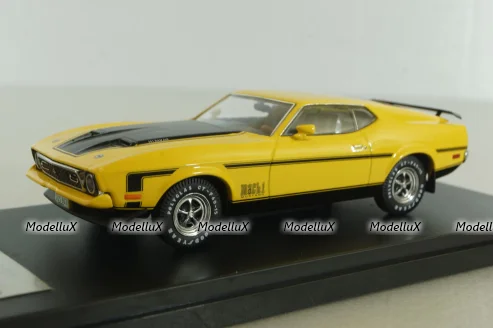 Ford Mustang Mach 1 1971, yellow, PRD397J, Premium X 1:43