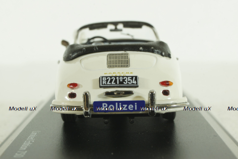 Porsche 356A Cabrio, Polizei, 450256600, Schuco 1:43